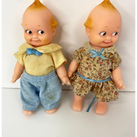 VINTAGE Jesco Kewpie dolls set flower - Picture 2 of 2